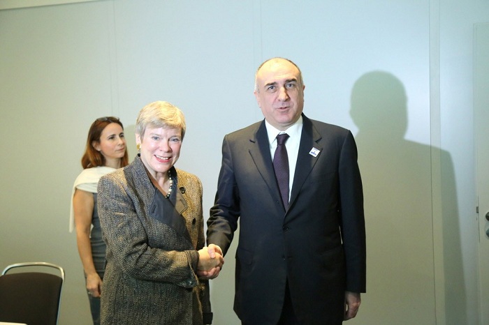 Außenminister Elmar Mammadyarov trifft sich mit stellvertretender NATO-Generalsekretärin Rose Gottemoeller